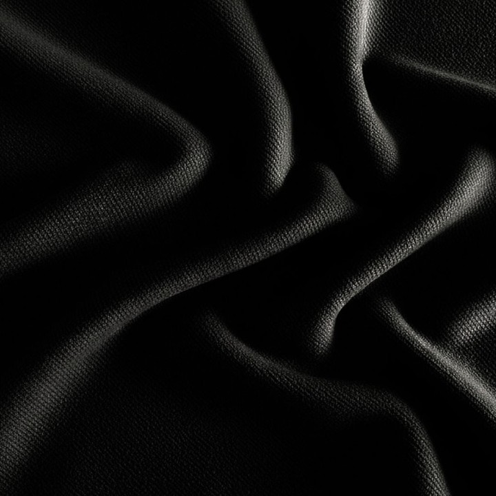 MAJA tkanina wełniana/Czarna/338A