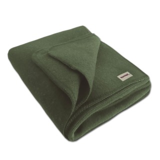 Koc Zielony 100%  Wełna