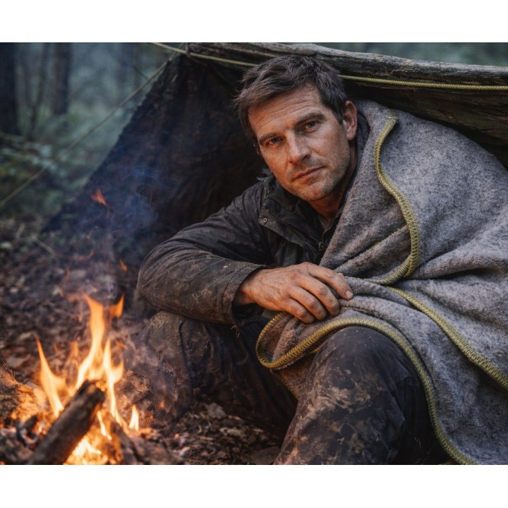 Koc Wełniany Wielozadaniowy  TOMTEX Orginał – 140 x 205 cm